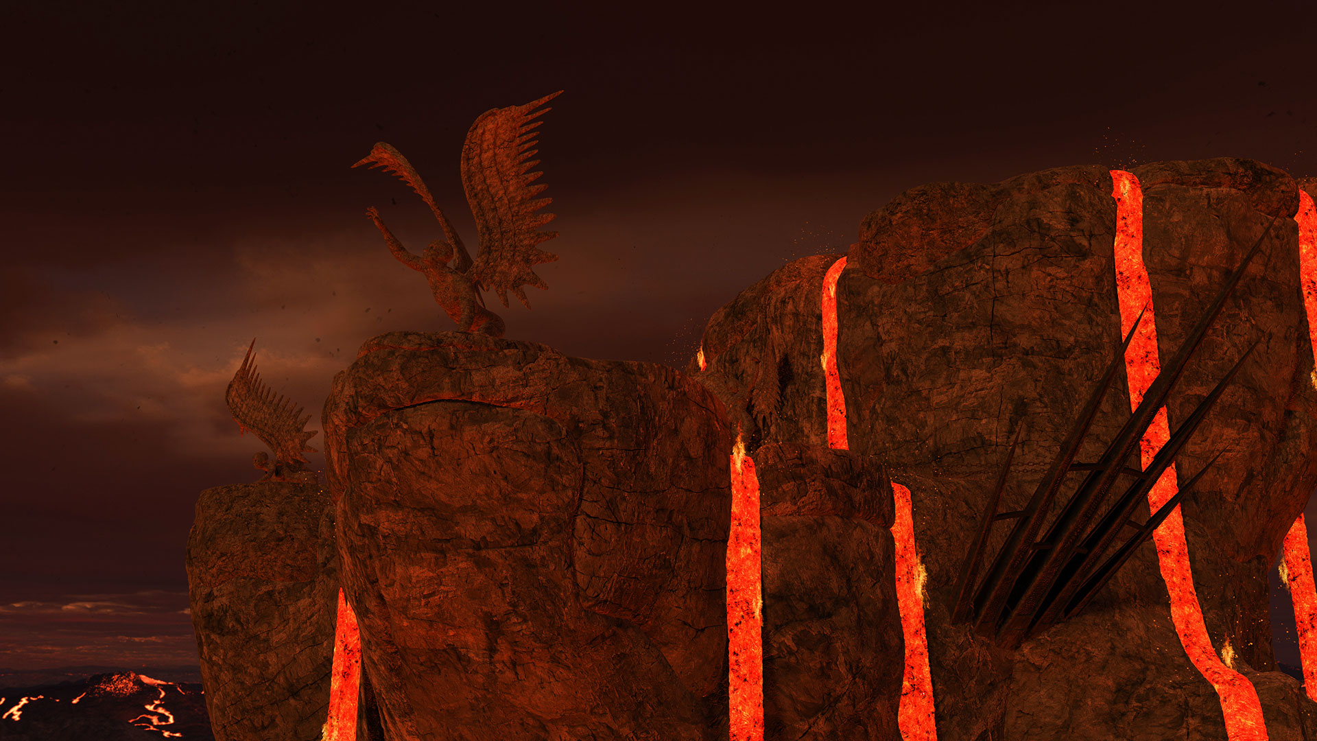 EspadaWorld Game Gameplay Screenshot Lava Mountain Dungeon
